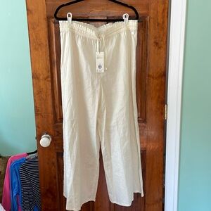 New with Tags, Calia coverup pant, color unbleached, size large